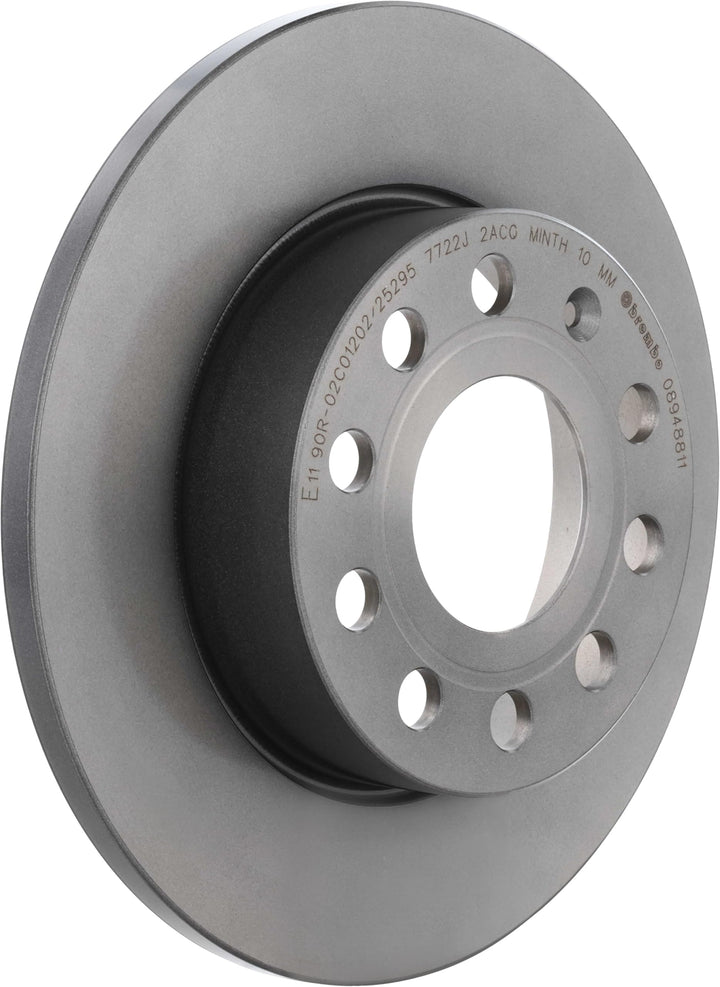 Brembo 08.9488.11 Hintere Bremsscheibe mit UV Lackierung, Anzahl 2 Single, Single
