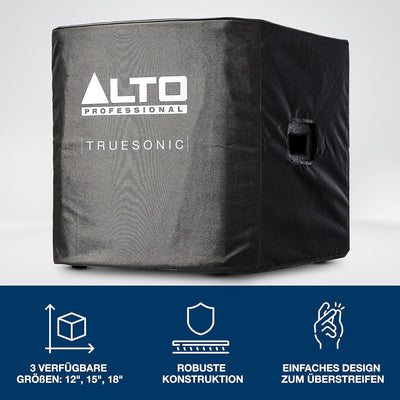 ALTO PROFESSIONAL TS15S und TS15S Cover - 2500W 15-Zoll Subwoofer, aktiver PA-Lautsprecher mit 6 DSP