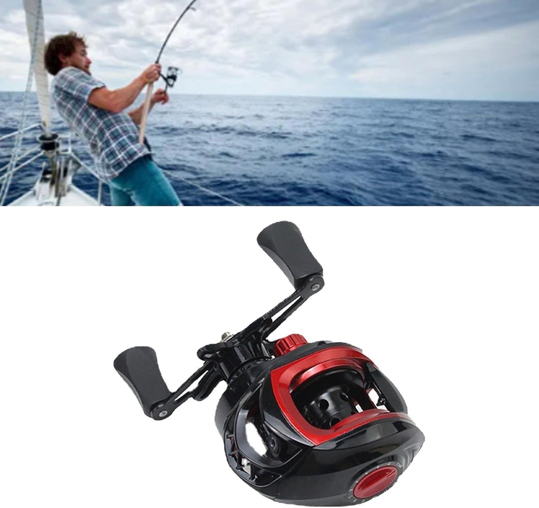 Baitcasting-Angelrolle, Baitcaster-Rolle, mit Explosionsgeschützter Schnurfunktion, Metall-Weitwurf-
