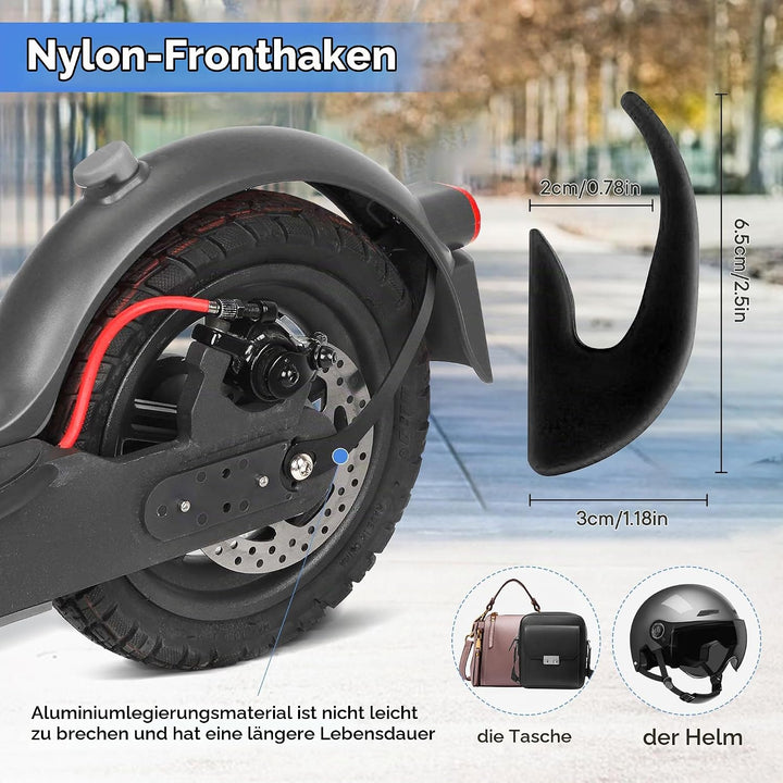 Elektroroller Heckkotflügel，Scooter Schutzbleche für Xiaomi M365 Pro2/Pro/1S/Essentia, Elektroroller