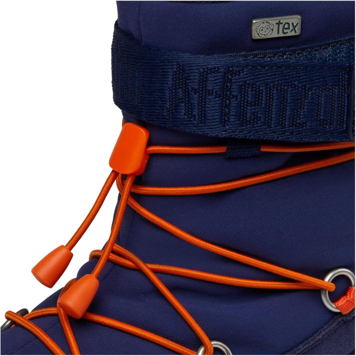 Affenzahn Schneestiefel Vegan Snowy wasserdicht, warm gefüttert, vegan, zum Reinschlüpfen, Grösse 21