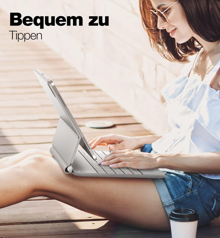 Dracool Kompatibel mit iPad Air 5. 2022/Air 4. 2020 (10,9") und iPad Pro 11 3./2./1. Gen Tastatur mi