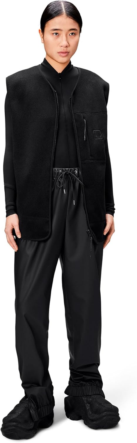 RAINS Unisex Normale Hose XXL 01 Schwarz, XXL 01 Schwarz