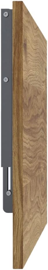 AKKE Klapptisch Wandklapptisch Esstisch - Klappbar Faltbar Platzsparend - Rechteckig - 80cm x 60cm -
