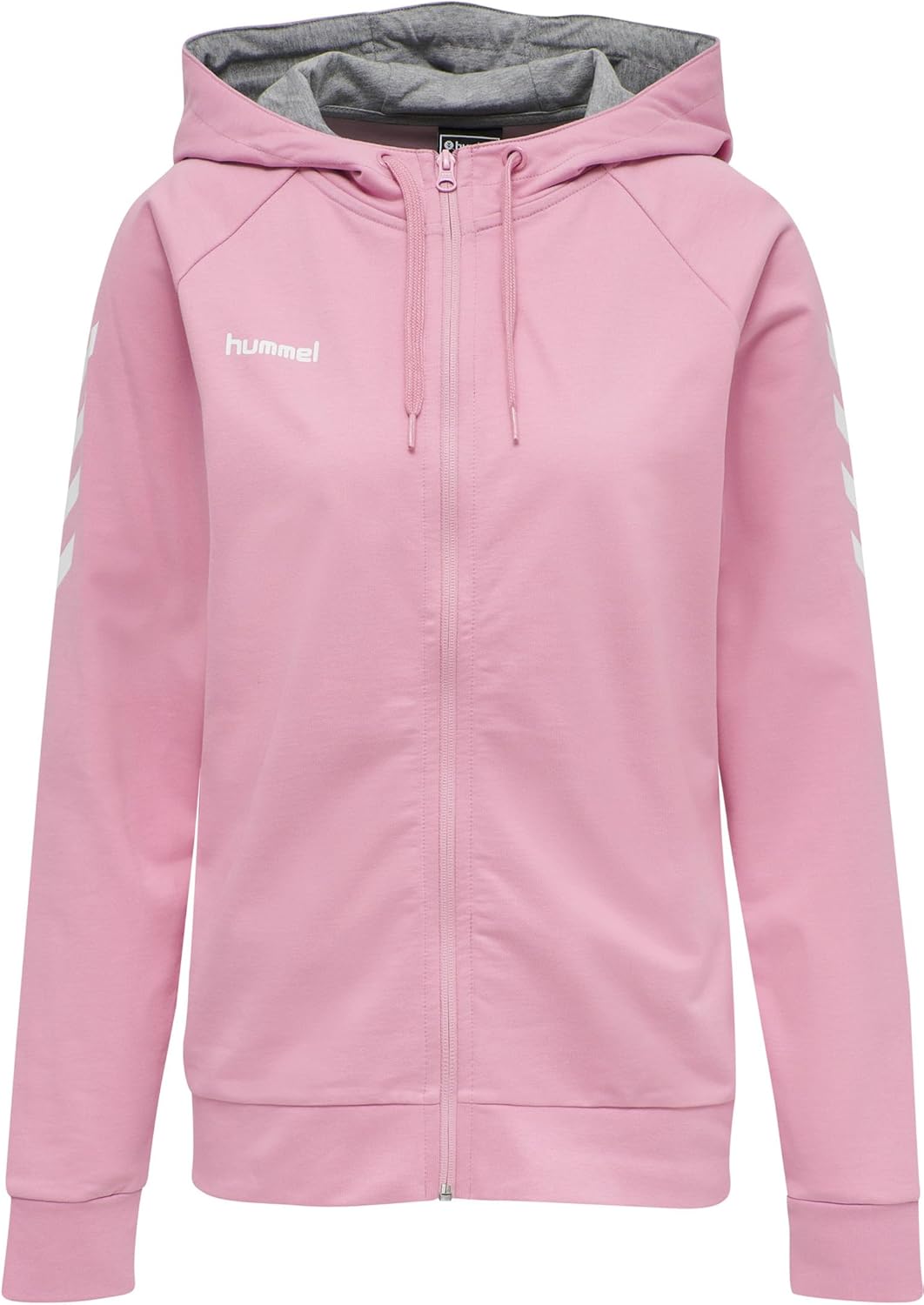 hummel Hmlgo Zip Hoodie Damen Multisport Hoodie XS Cotton Candy, XS Cotton Candy