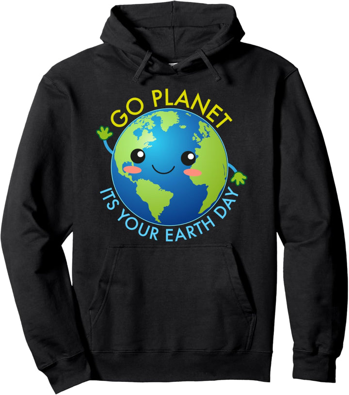 Gehen Sie Planet Its Your Earth Day Netter Tag der Erde Pullover Hoodie