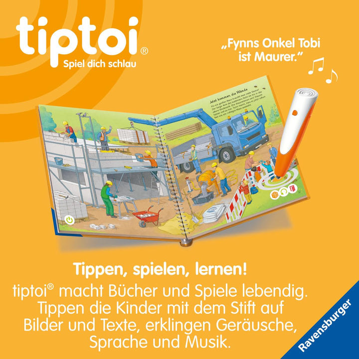 tiptoi® Mein Wörter-Bilderbuch Baustelle, Buch für Kinder ab 3 Jahre, Spiralbindung
