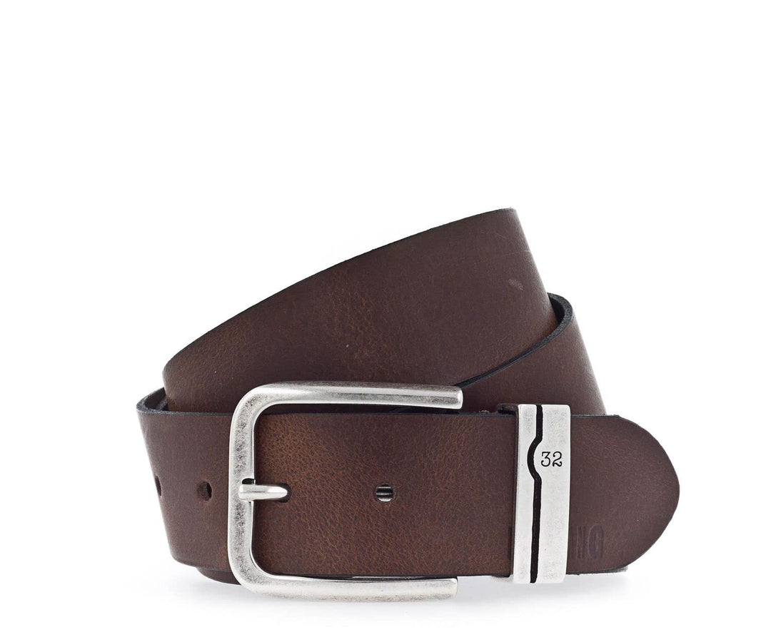 MUSTANG Herren Fit Echtledergürtel Baileys W100, Baileys W100