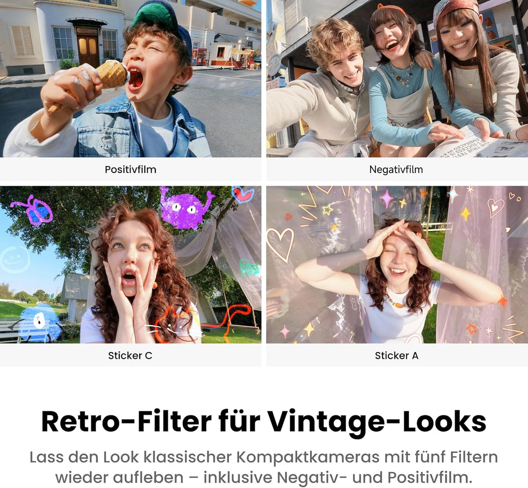 Insta360 GO 3S Retro-Bundle Sonderedition 128 GB Weiss–Kleine 4K Vlogging-Kamera, Freihand-POV-Kamer