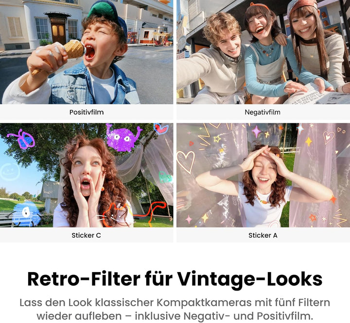 Insta360 GO 3S Retro-Bundle Sonderedition 64 GB Weiss–Kleine 4K Vlogging-Kamera, Freihand-POV-Kamera