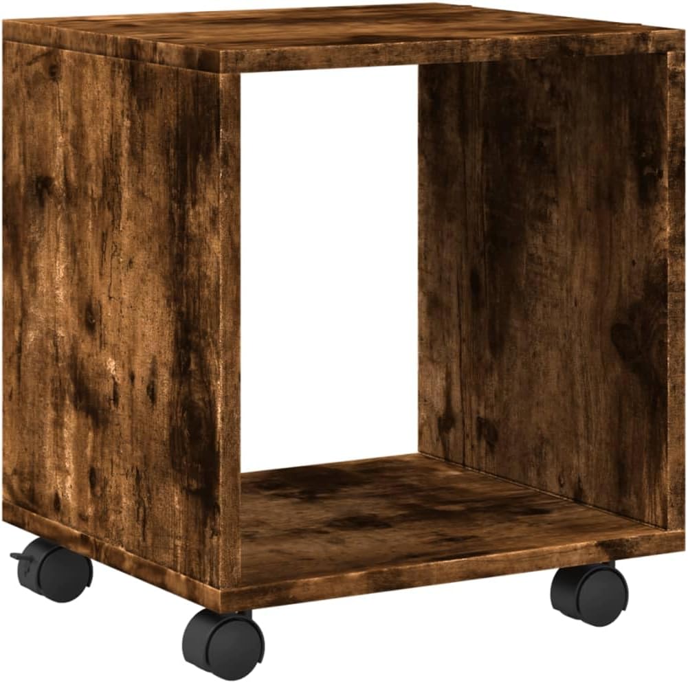 vidaXL Rollschrank Räuchereiche 37x33x42,5 cm Holzwerkstoff