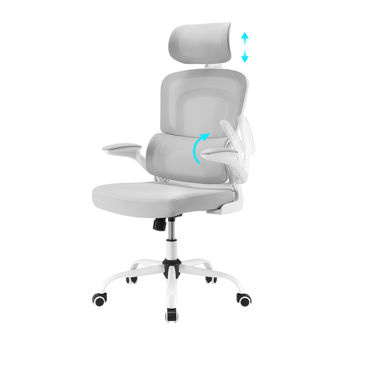 Farini Ergonomischer Stuhl Büro Computer Stuhl mit Rollen Schreibtisch für Bequemer Home Office Höhe