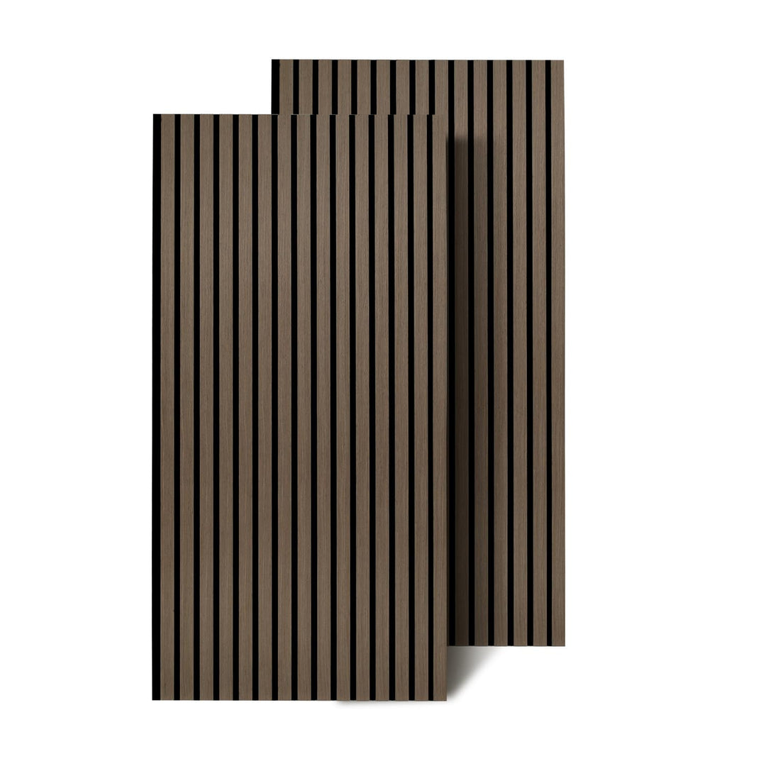 3x Akustikpaneele Holz 120x60 cm, Schallabsorbierende Wandverkleidung mit Holzfurnier & Filz – Moder