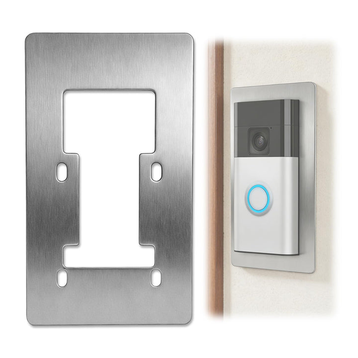 Blende Edelstahl für Ring Video Doorbell - Halterung für Video Klingel mit Kamera, Geeignet für Ring
