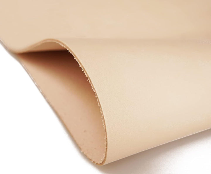 QMYBROW Lederblätter, Veg Tan Leder, natürliches pflanzlich gegerbtes Leder,Werkzeugleder zum Bastel