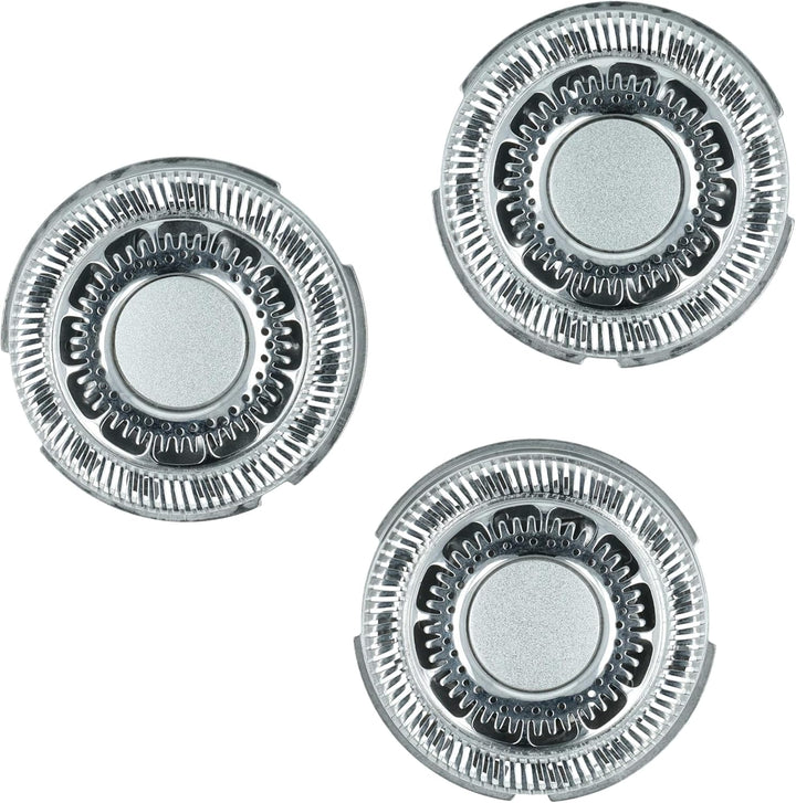 vhbw 3x Scherköpfe Ersatz für Philips SH70/50, SH70/60, SH70, SH71, SH71/50 für Elektrorasierer, Sil