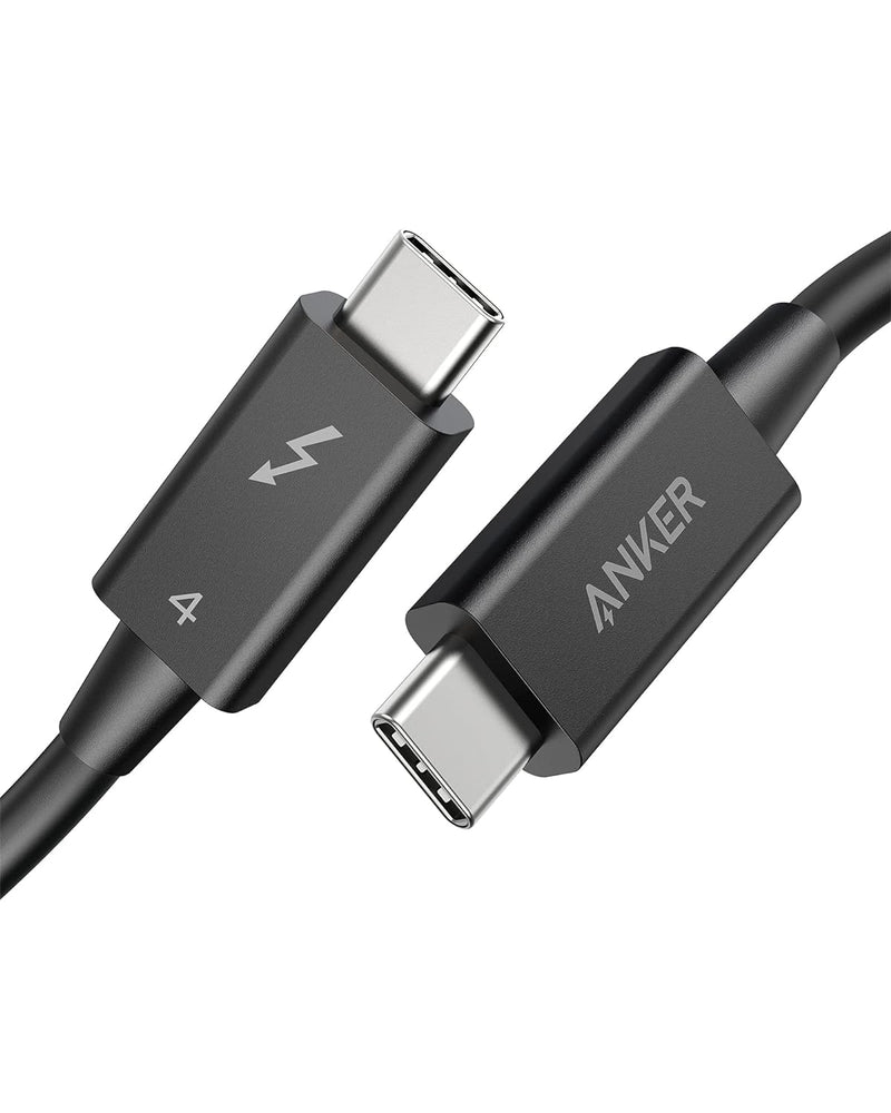 Anker Thunderbolt 4 Kabel 70cm lang, 8K Display/40 Gbps Datentransfer/100W USB-C Ladekabel, kompatib