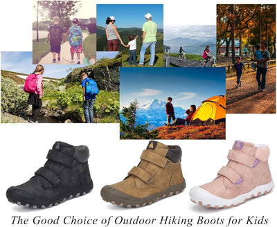 Mishansha Kinder Trekking- & Wanderschuhe Jungen Mädchen Wanderstiefel Outdoor Trekkingschuhe 26 EU