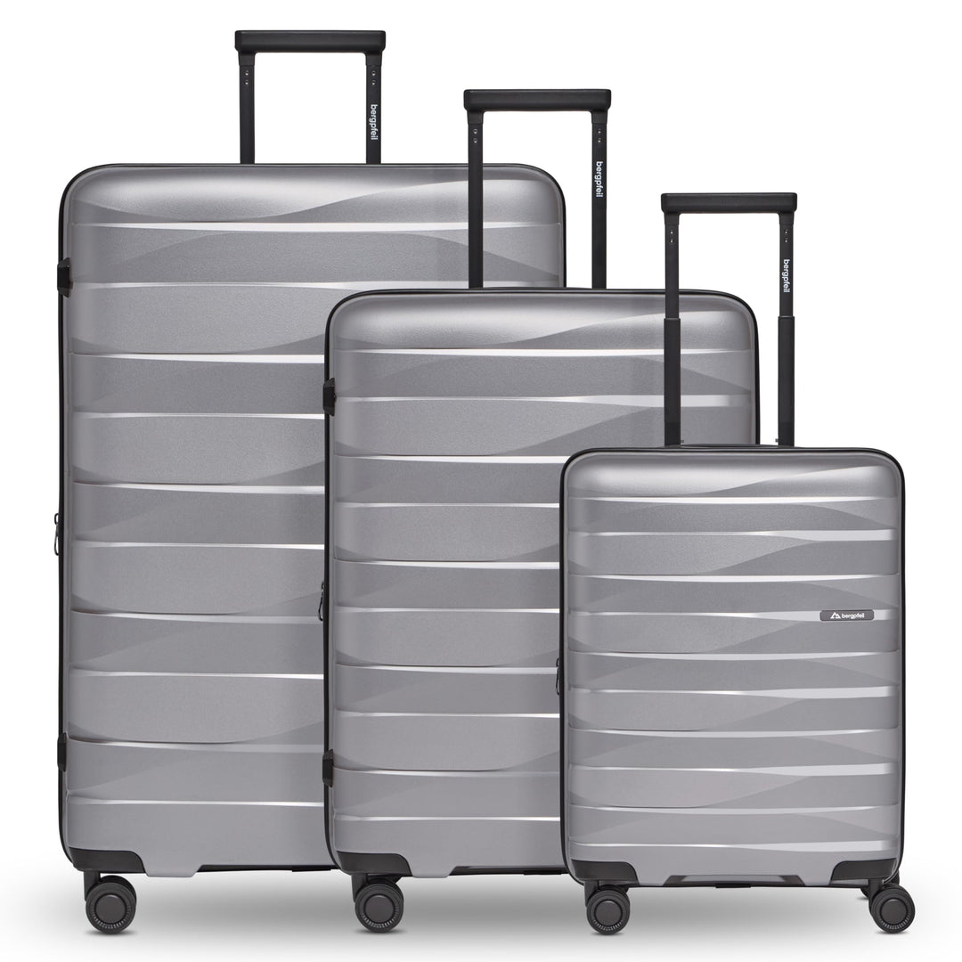 Koffer-Set 3-teilig |Hochwertiges Polypropylen-Material |mit Dehnfalte erweiterbares Koffer-Set Unis
