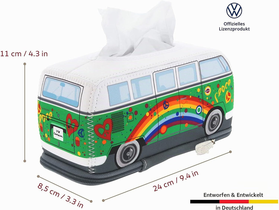 BRISA VW Collection - Volkswagen Neopren Kosmetik-Servietten-Spender-Papier-Taschentuch-Tissue-Box f