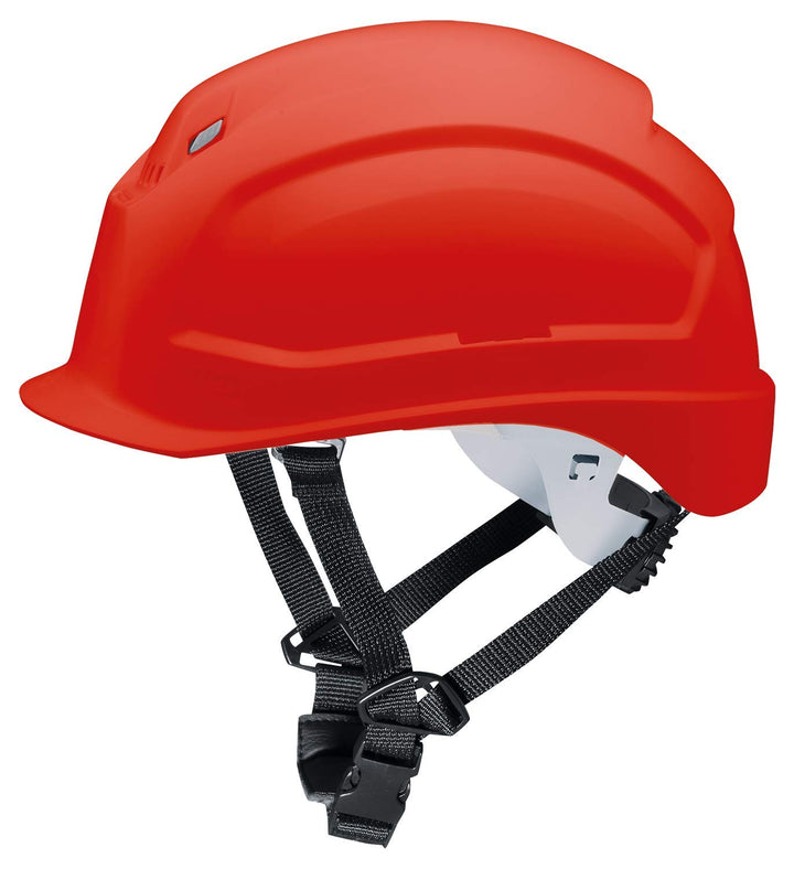 Uvex 9772335 Schutzhelm für die Baustelle - Bauhelm für Erwachsene - Rot Rot Einheitsgrösse Single,