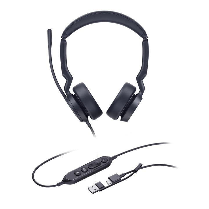 Yealink Headset UH44 Dual Teams USB-C/A, UH44 DUAL Teams
