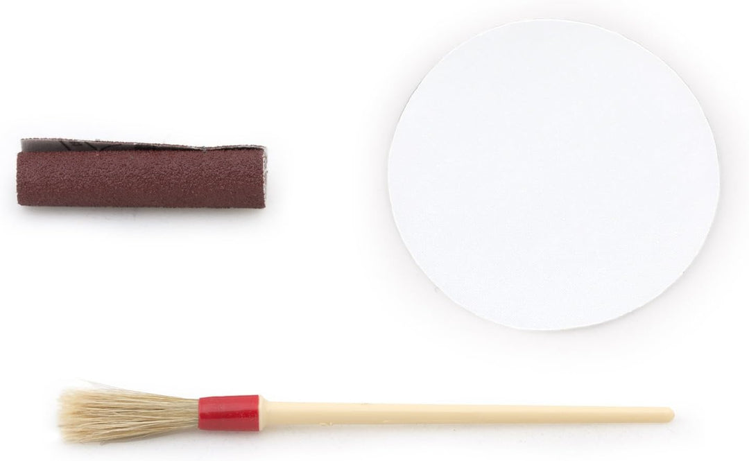 wellenshop Adeco 2K Schlauchboot Reparaturset Flickzeug Adeco für Neopren Hypalon Bootsreparatur Wei