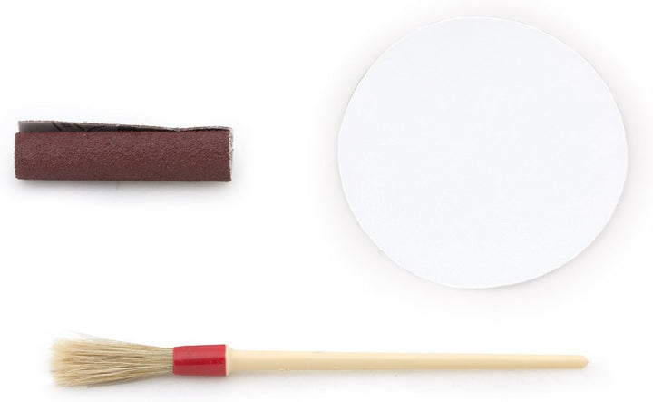 wellenshop Adeco 2K Schlauchboot Reparaturset Flickzeug Adeco für Neopren Hypalon Bootsreparatur Wei