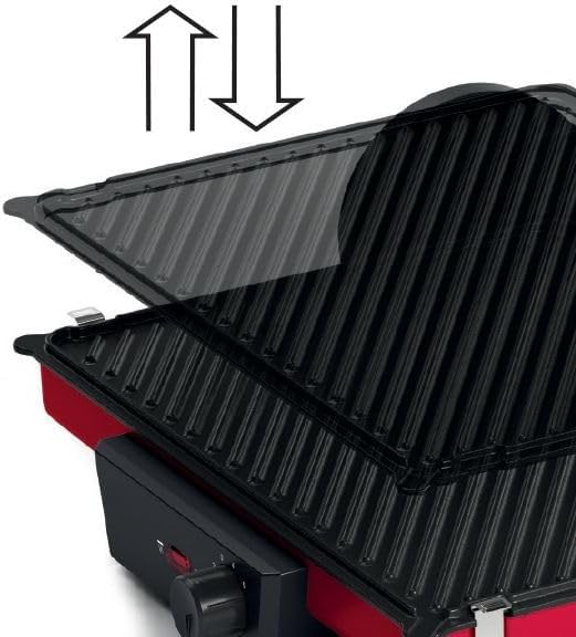 Bosch Tischgrill TCG4104, 3-in1-Kontaktgrill, Stufenloses Thermostat, Fettablaufrinne, Herausnehmbar