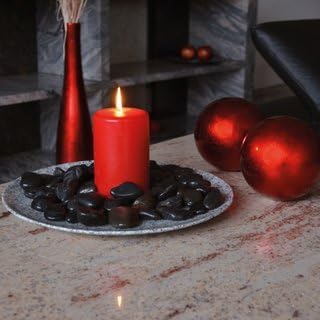 Dekosteine schwarz poliert 20 kg, Kieselsteine Garten 2-3 cm, Zierkies für Vasen, Flusssteine, Ziers