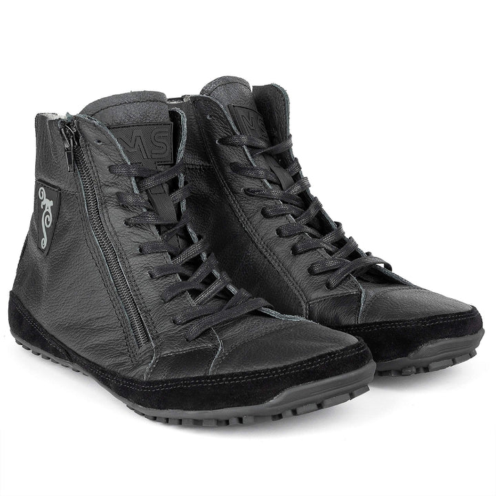 Magical Shoes Barfussschuhe gefüttert für Damen &amp; Herren, Schnürstiefel, Stiefel Winter, minimalisti