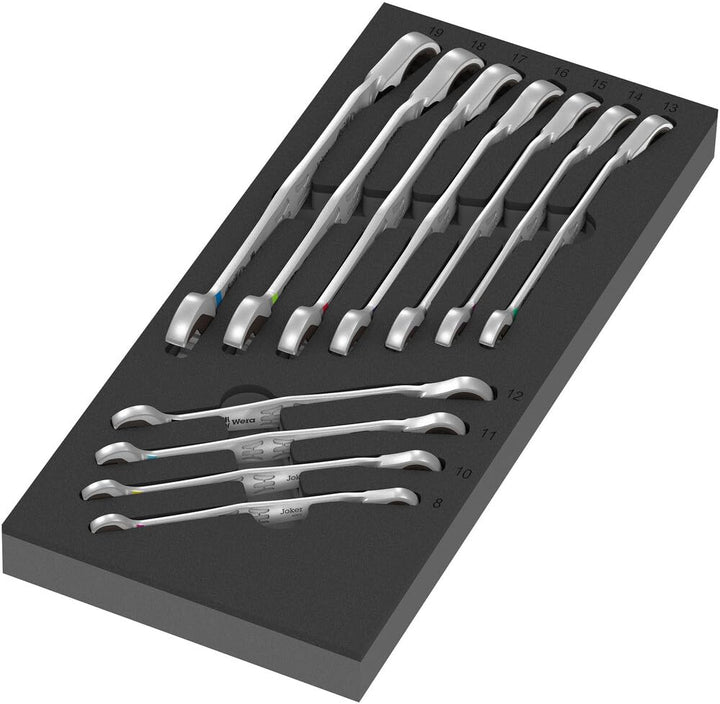 Wera 05150123001 9733 Schaumstoffeinlage 6001 Joker Switch Set 1, 11-teilig