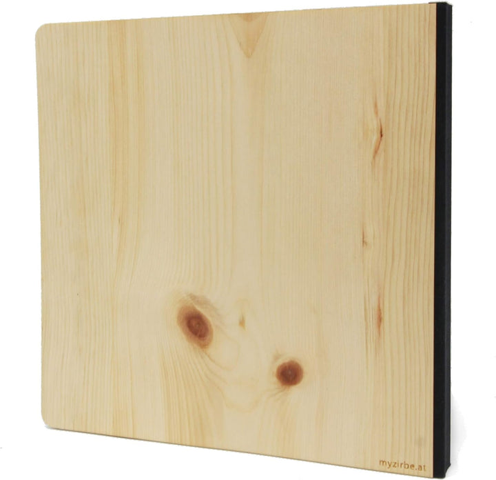 Gästebuch mit edlem Echtholz Zirbenholz Cover in der Grösse 20 x 20cm 192 beschreibbare Seiten hochw