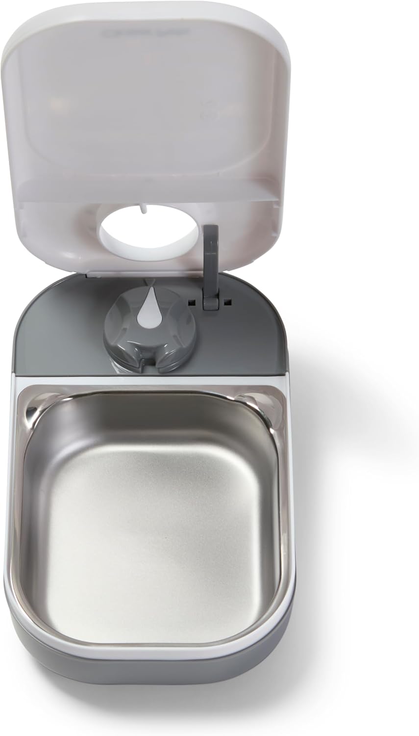 Closer Pets C100 One Meal Automatischer Futterspender für Katzen und kleine Hunde mit Edelstahl-Futt