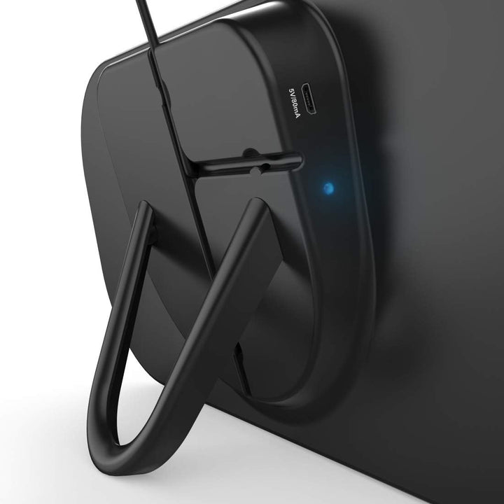 Thomson Zimmerantenne DVBT-2 mit Verstärker für Fernseher (digitale Innenantenne, leistungsstarke Ul