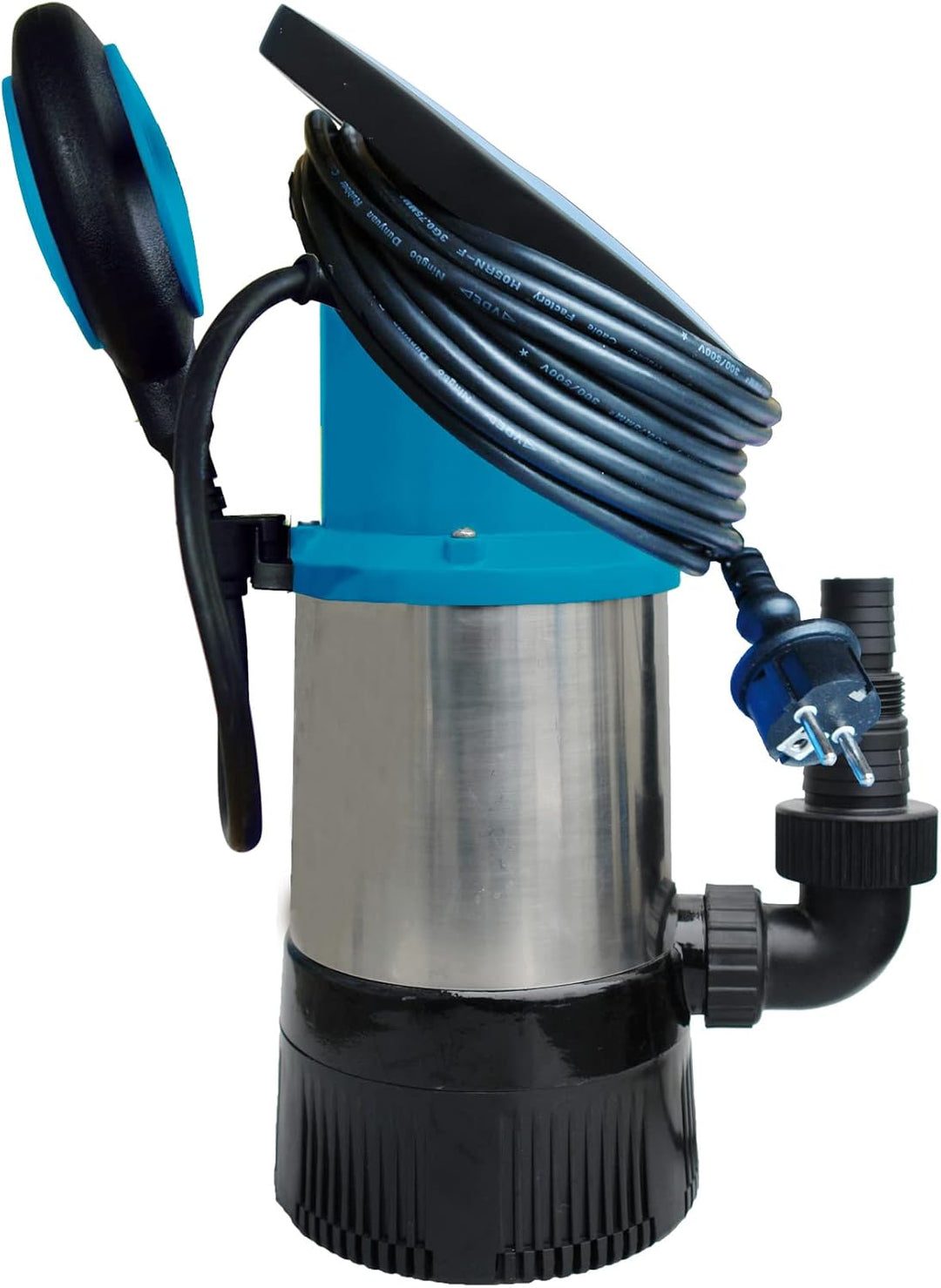 Güde 94246 Drucktauchpumpe GDT 901 & Gardena Pumpen-Anschlusssatz: Schlauchkupplung zum schnellen An