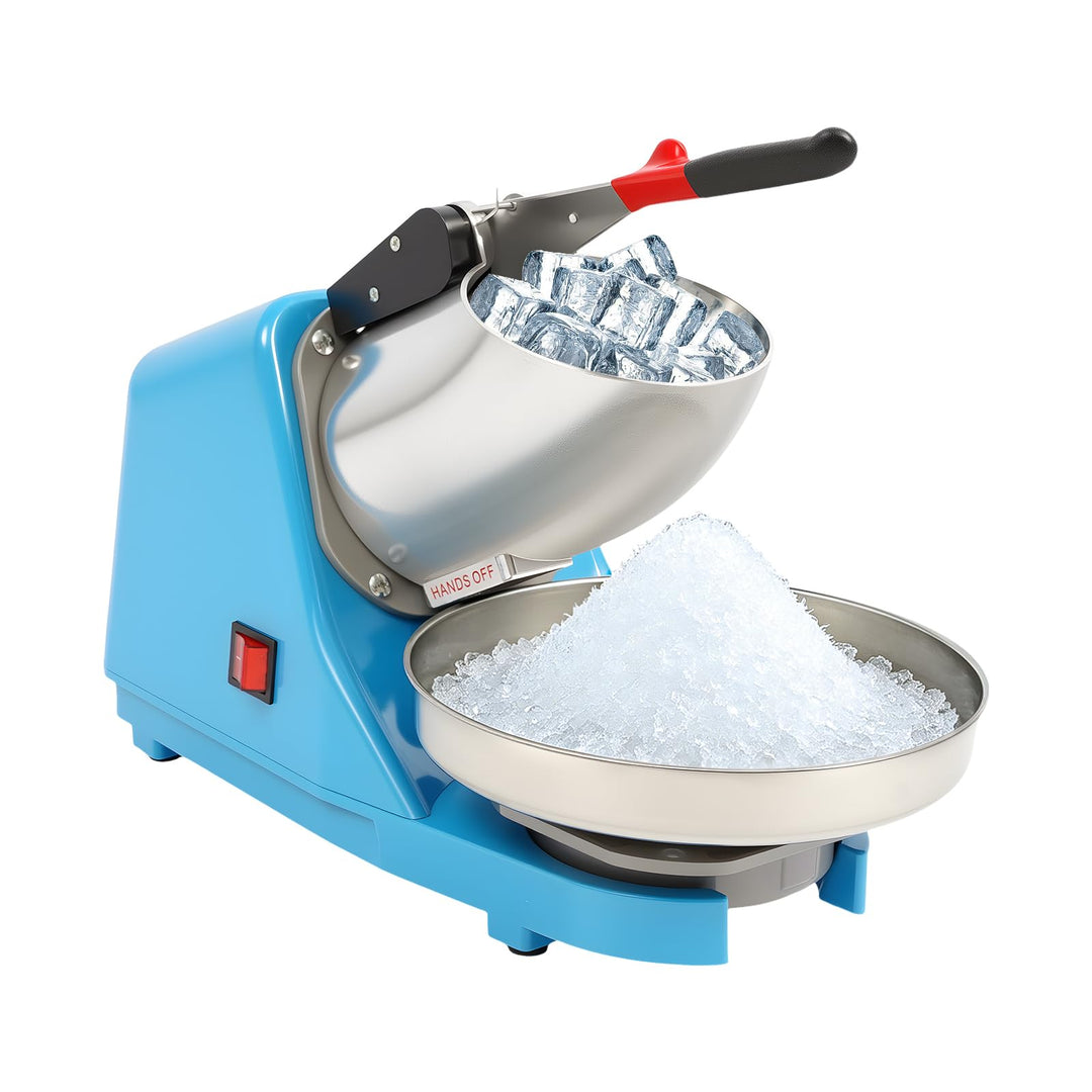 Elektrischer Ice Crusher,Eiszerkleiner Edelstahl,Crusheisbereiter Mit Ersatz-Plastikring,Eiszerklein