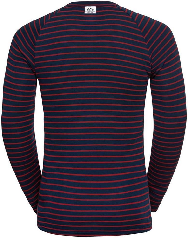 Odlo Herren Active Warm Originals Eco_159272 Funktionsunterwäsche Langarm Shirt L Dark Sapphire - Su
