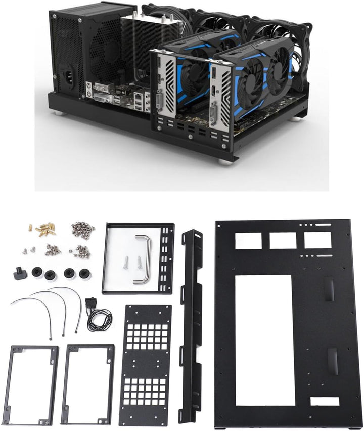 DIY Computer Motherboard Gehäuse Rack, ATX M ATX ITX Motherboards Offenes Gehäuse, ATX Offenes Gehäu