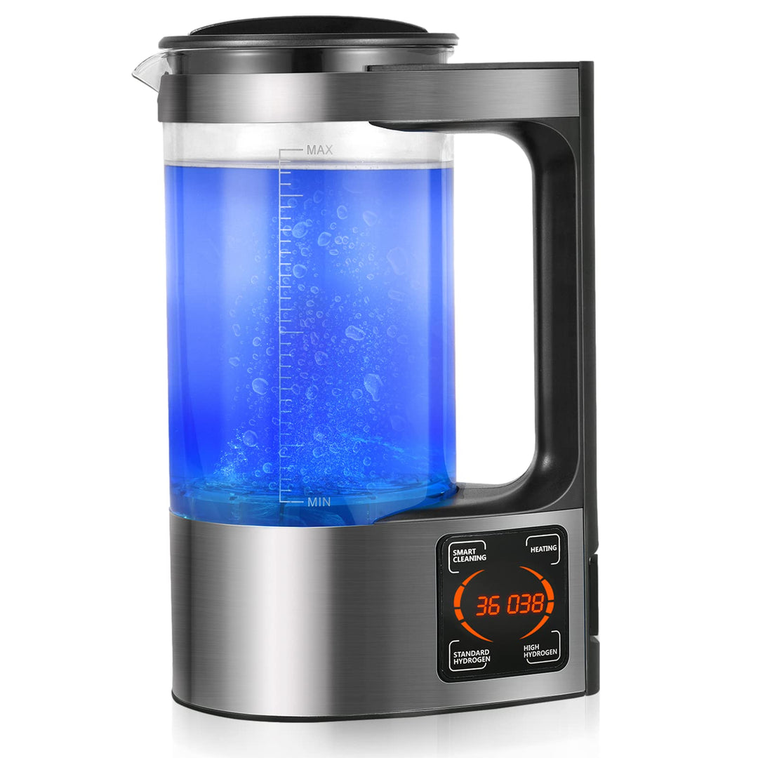 Wasserstoff Generator, 2L Wasserstoff Wassergenerator, Wasserstoffreiche Tragbar Wasserstoffgenerato