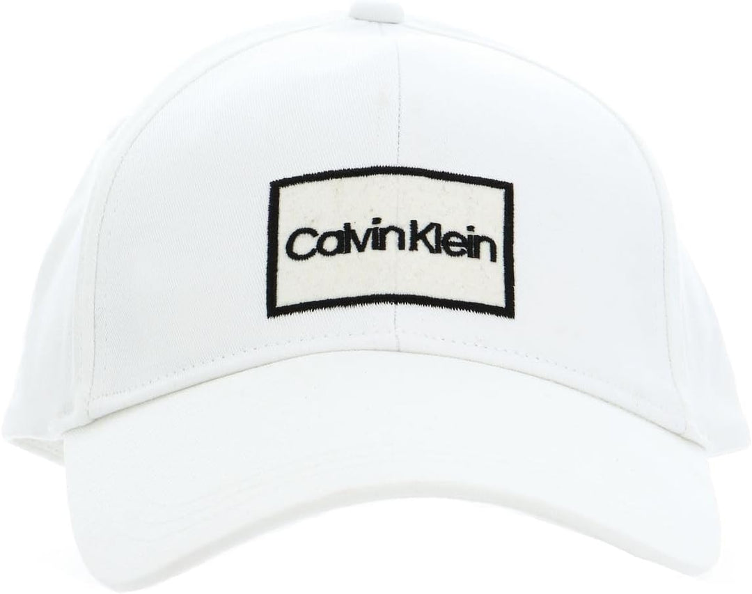 Calvin Klein Organza Patch Cap CK White
