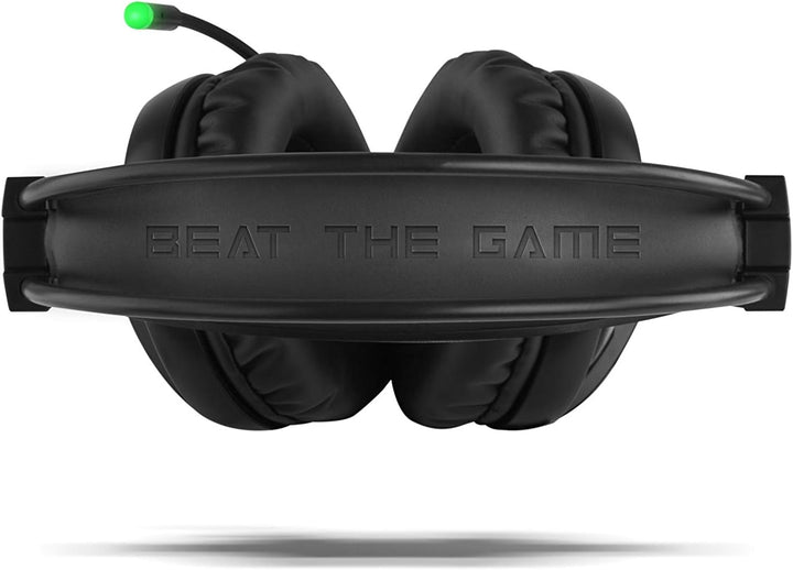 BG Xonar-X6 Binaural Headset, Schwarz, Grün, Kopfhörer – Kopfhörer (Spielkonsole/PC/Spiele, Binaural