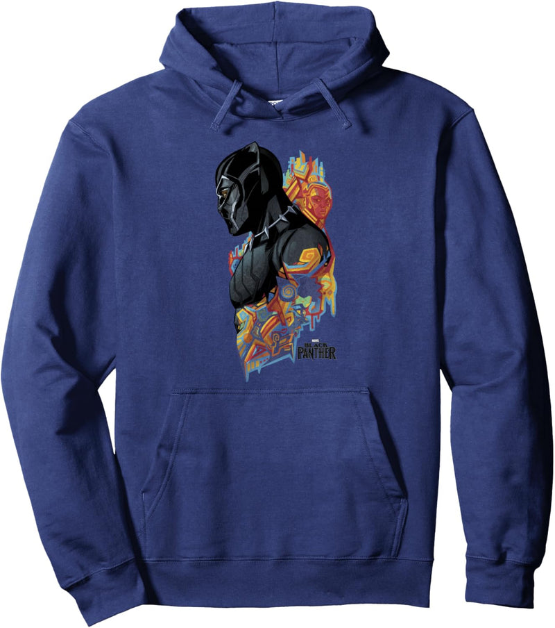 Marvel Black Panther Bright Profile Portrait Pullover Hoodie