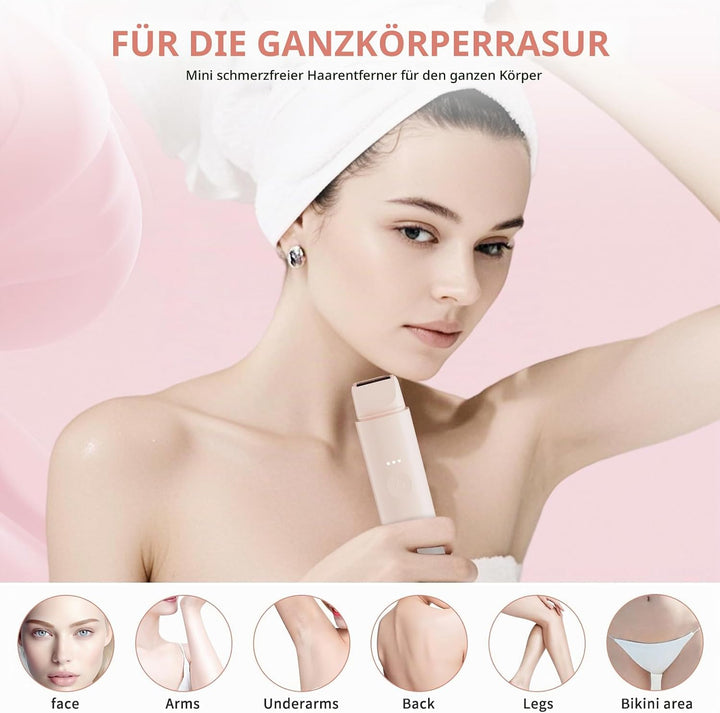 2026 Neu Intimrasierer für Frauen,2-in-1 Doppelkopf elektrischer rasierer damen,Wiederaufladbar wass