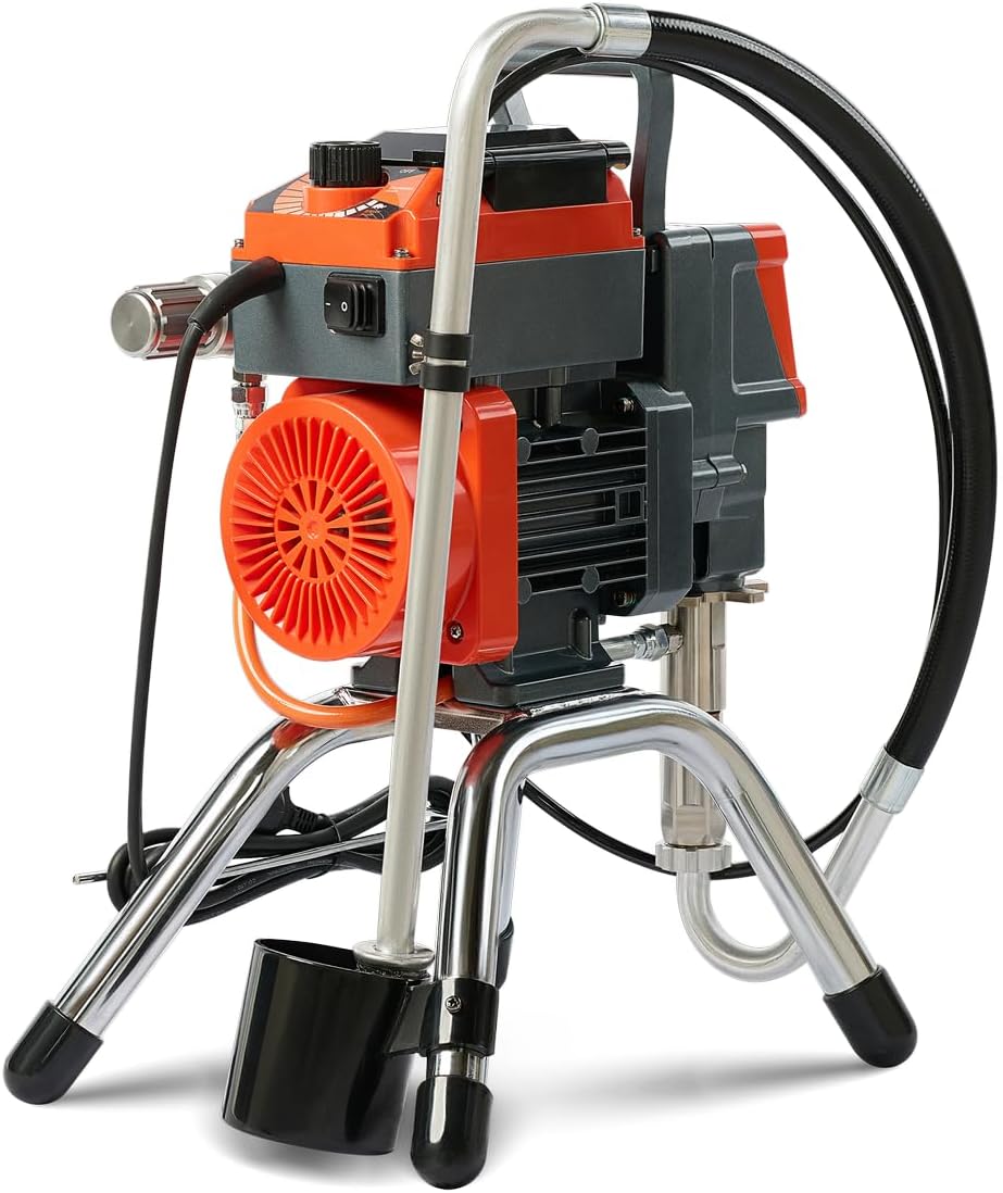 Airless Spritzgerät ASPRO 2500 – Farbspritzgerät für Wandfarbe 2,5 l/min, 227 bar