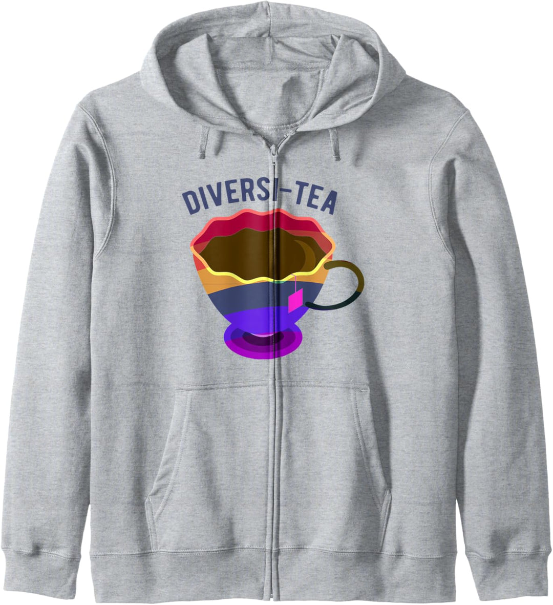 Diversi-Teetasse mit Regenbogenflagge Kapuzenjacke