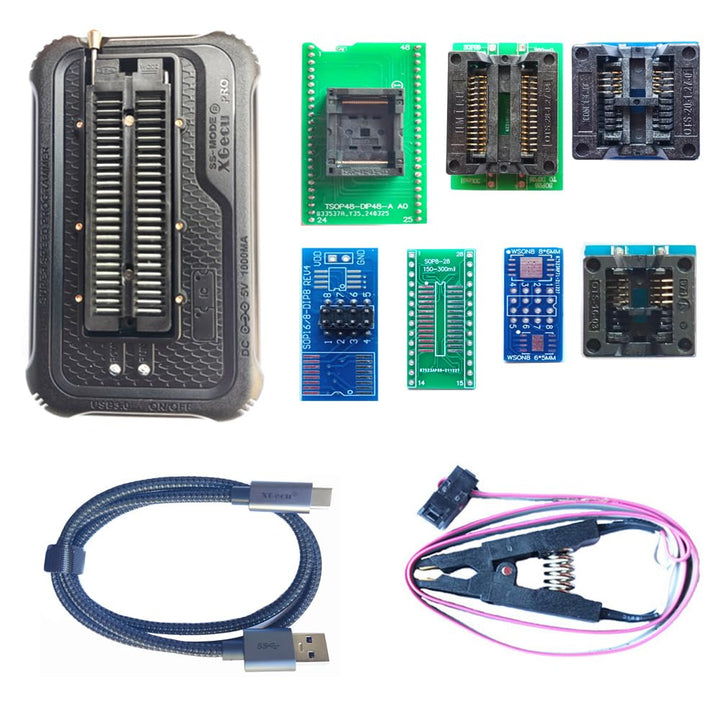 XGecu T56 Programmer 6 adapters xgecu tl866ii plus t48 programmer top version ISP Support eprom ISP