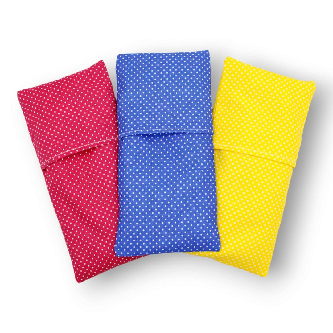 Augenkissen yoga "Pack 6 colors" (6 Füllung, 6 waschbare Bezüge) | Lavendel Samen und Reis | Yoga, M