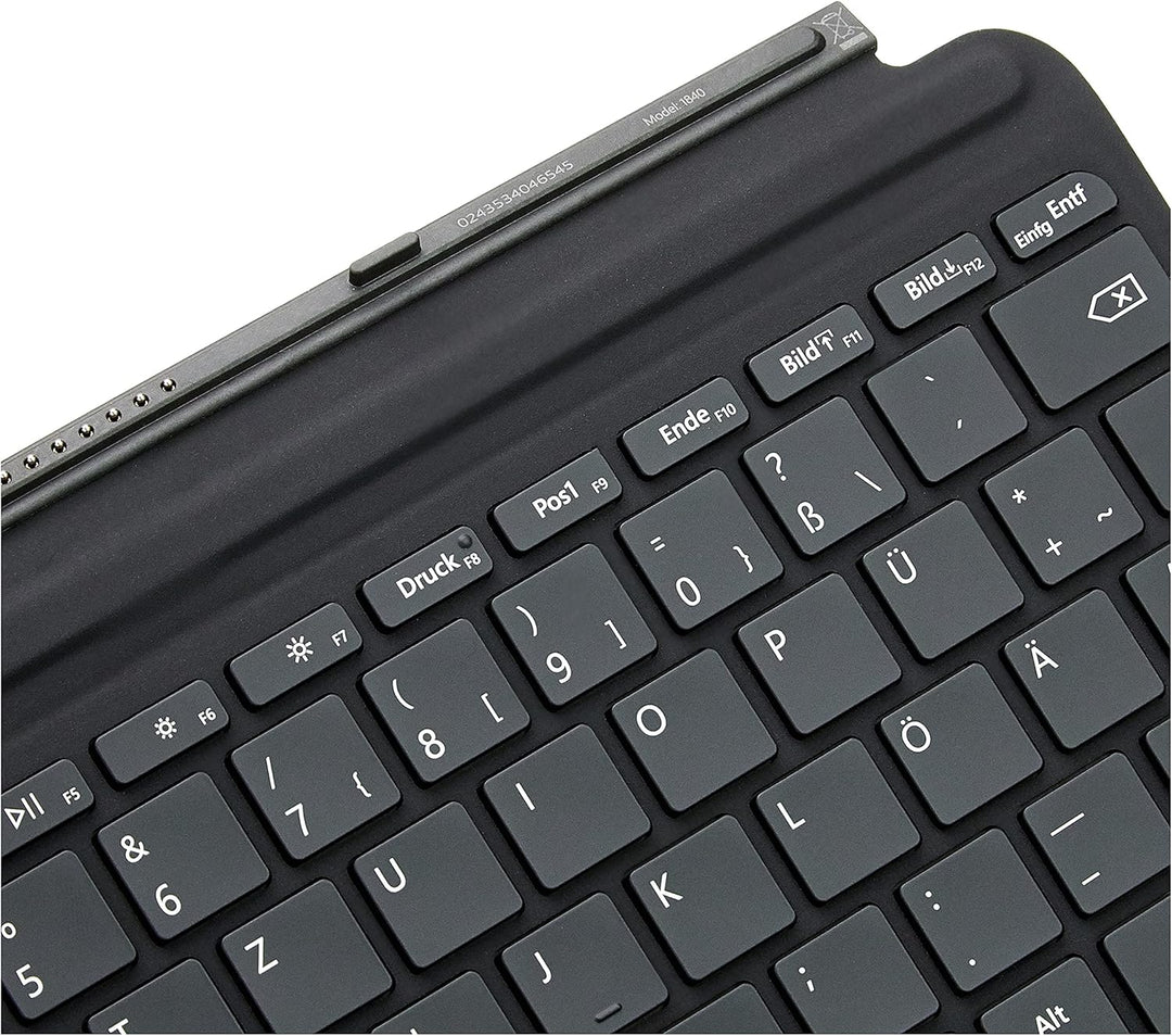 Microsoft Surface Go Type Cover, WLAN, Schwarz Schwarz Single, Schwarz Single