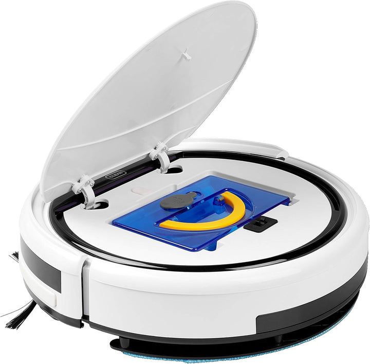 MEDION Saugroboter mit Wischfunktion und systematischer Navigation (Modell 2020, Gyro, 90 Min. Laufz